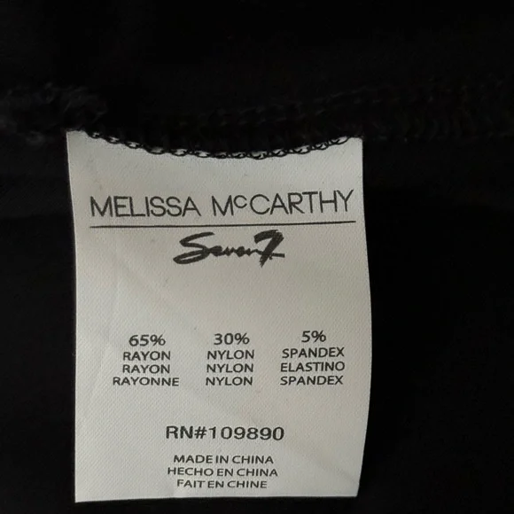 Melissa McCarthy Black rhinestone Shoulder Sweatshirt with pockets NWT - Picture 8 of 11